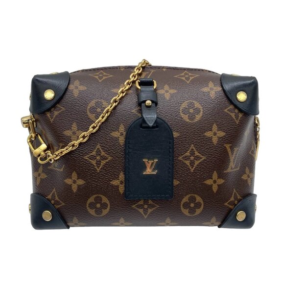 Louis Vuitton Petite Malle Souple Handbag Monogram Canvas - Picture 1 of 9